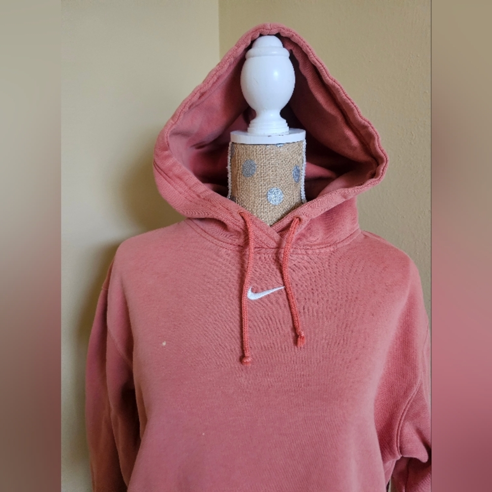 Nike Center Swoosh Orange Pullover Hoodie Phoenix XS - Picture 4 of 14